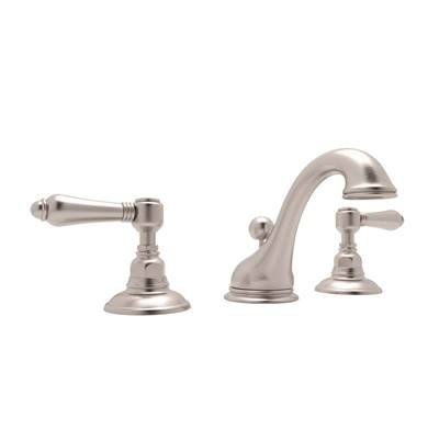 Rohl A1408LMSTN-2 - Acqui® Widespread Lavatory Faucet With Low Spout