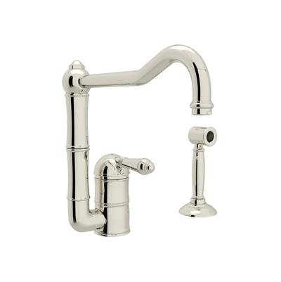 Rohl A3608LMWSPN-2 - Acqui® Kitchen Faucet With Side Spray