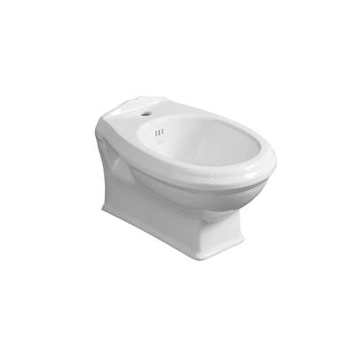 Simas SIAR843WG - Wallhung Bidet With Single Faucet Hole