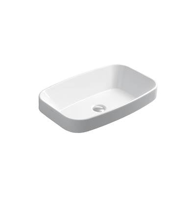 Simas SIBB11WG - Semi Inset Washbasin - 600X380X140Mm