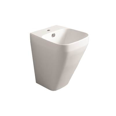 Simas SIBB13WG - Wallhung Washbasin With Single Faucet Hole - 400X450X550Mm