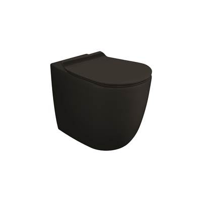 Simas SIVI01CNE - Rimless Floor Toilet - Seat Included