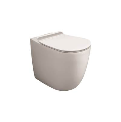 Simas SIVI01CWG - Rimless Floor Toilet - Seat Included