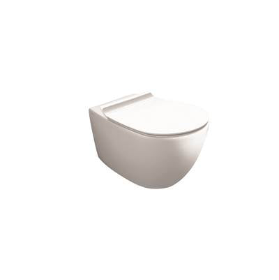 Simas SIVI18CWG - Rimless Wallhung Toilet - Seat Included