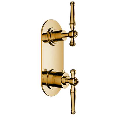 Santec 7197KL60-TM - Trim (Non-Shared Function) - 1/2'' Thermostatic Trim With Volume Control And 2-Way Diverter