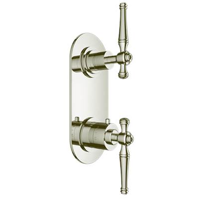 Santec 7197KL70-TM - Trim (Non-Shared Function) - 1/2'' Thermostatic Trim With Volume Control And 2-Way Diverter