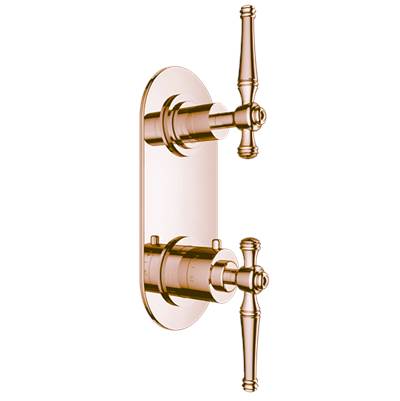 Santec 7197KL90-TM - Trim (Non-Shared Function) - 1/2'' Thermostatic Trim With Volume Control And 2-Way Diverter