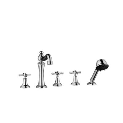 Santec 1055PF10-TM - Trim - Roman Tub Filler With Hand Shower