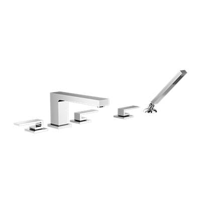 Santec 2455MD10-TM - Trim - Roman Tub Filler With Hand Shower