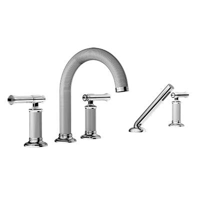 Santec 3455AT10-TM - Trim - Roman Tub Filler With Hand Shower