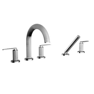 Santec 3455HO10-TM - Trim - Roman Tub Filler With Hand Shower