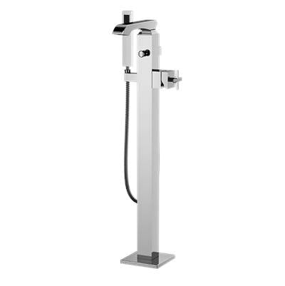 Santec 4794SR10-TM - Trim - Floor Mount Tub Filler With Hand Shower