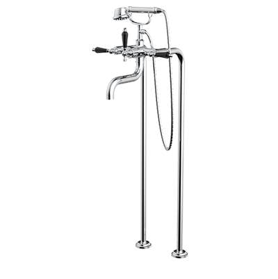 Santec 7050BT65 - Floor Mount Tub Filler With Hand Shower