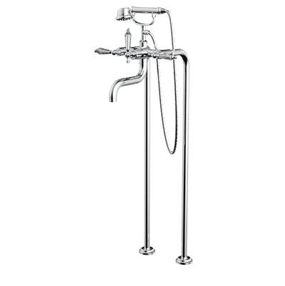Santec 7050KT91 - Floor Mount Tub Filler With Hand Shower