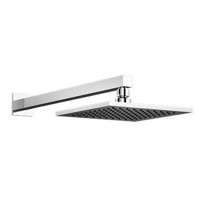 Santec 70781021 - 8'' Square All Brass Rain Head With Arm And Flange
