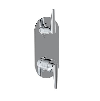 Santec 7197BE10-TM - Trim (Non-Shared Function) - 1/2'' Thermostatic Trim With Volume Control And 2-Way Diverter