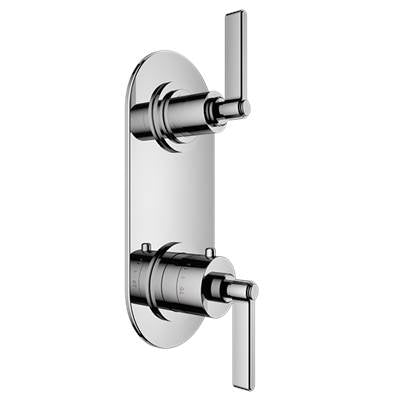 Santec 7197LT10-TM - Trim (Non-Shared Function) - 1/2'' Thermostatic Trim With Volume Control And 2-Way Diverter