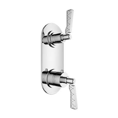 Santec 7196LX10-TM - Trim (Shared Function) - 1/2'' Thermostatic Trim With Volume Control And 2-Way Diverter