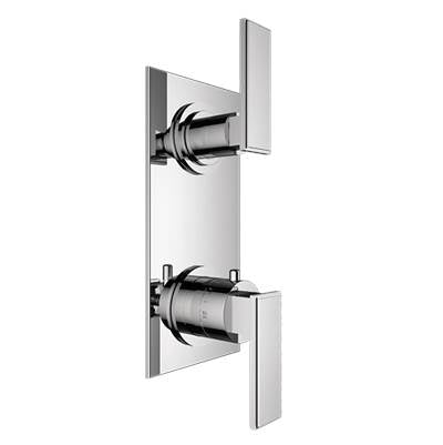 Santec 7197MC90-TM - Trim (Non-Shared Function) - 1/2'' Thermostatic Trim With Volume Control And 2-Way Diverter