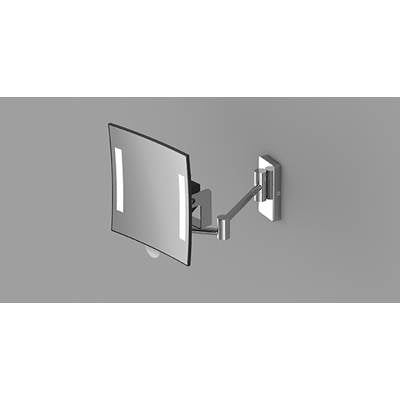 Sonia 168026 - Sonia -Magnifying Mirror 2 Arms Led Battery Chrome (D)