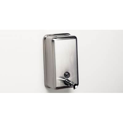 Sonia 118113 - Sonia -Soap Dispenser Vertical Satin Stainless Steel (D)
