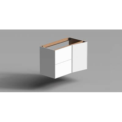 Sonia 154418 - Sonia -Fractal Cabinet 36''(90Cm) Metal White(D)