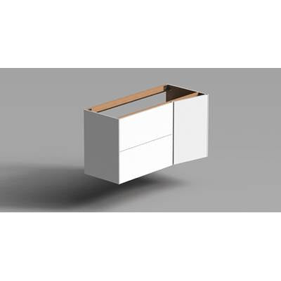 Sonia 154456 - Sonia -Fractal Cabinet 44''(110Cm) Metal White(D)