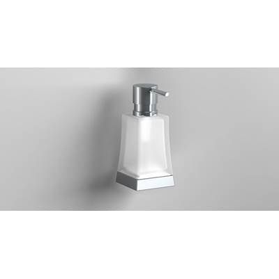Sonia 131945 - Sonia -S7 Soap Dispenser Wm Glass-Chrome(D)