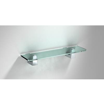 Sonia 131617 - Sonia -S7 Shelf 20''(50Cm) Glass-Chrome(D)