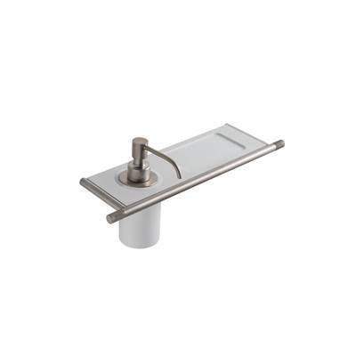 Treemme TR8372 - Wallmount Shelf With Soap Dispenser