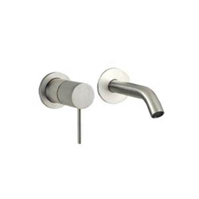 Treemme TR13C7_02 - Horizontal Wallmount Lavatory Faucet-Left Handle-No Rough