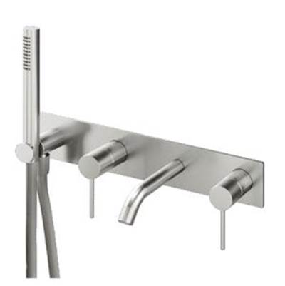 Treemme TR13D7_03 - Wallmount Tub Filler With Handshower-No Rough