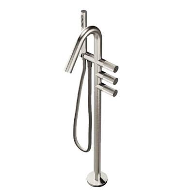 Treemme TR6084_01 - Floormount Tub Filler- 2 Handles - No Rough