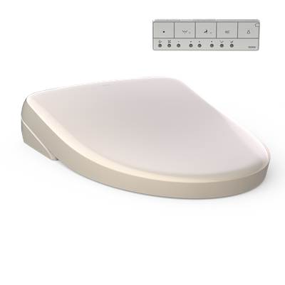 Toto SW4736#12 - WASHLET S7A Electronic Bidet Toilet Seat with EWATER+ Bowl and Wand Cleaning, Auto Open and Close Contemporary Lid, Elongated, Sedona Beige