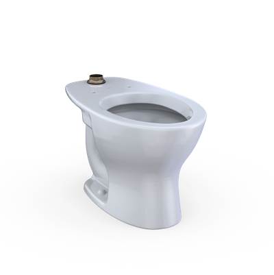 Toto CT725CUF#01 - TORNADO FLUSH Commercial Flushometer Floor-Mounted Universal Height Toilet, Elongated,  Cotton White