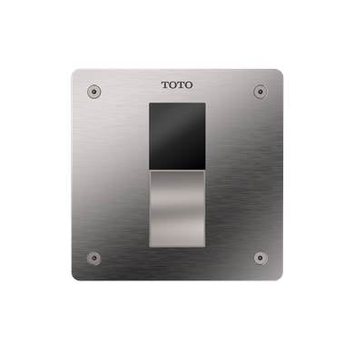 Toto TET3LB#SS - ECOPOWER Touchless 1.28 GPF High-Efficiency Concealed Toilet Flush Valve with 4x4 Cover Plate, Polished Chrome
