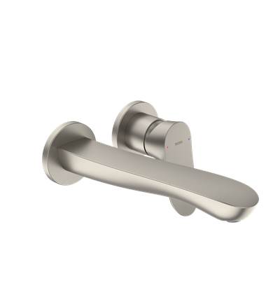 Toto TLG01311UA#BN - GO 1.2 GPM Wall-Mount Single-Handle L Bathroom Faucet with COMFORT GLIDEE Technology, Brushed Nickel
