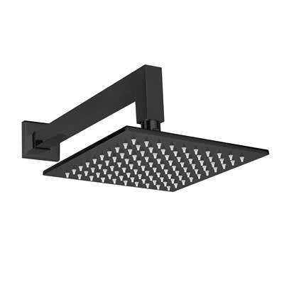 ThermaSol 15-1012-MB - Shower Arm And Rain Head Square