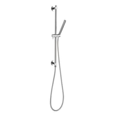 ThermaSol 15-1013-PC - Shower Rail, Hose, And Wand Round