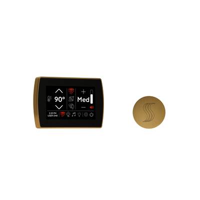 ThermaSol STCM-SVRD-AB - Signatouch Control And Steam Head Kit Round