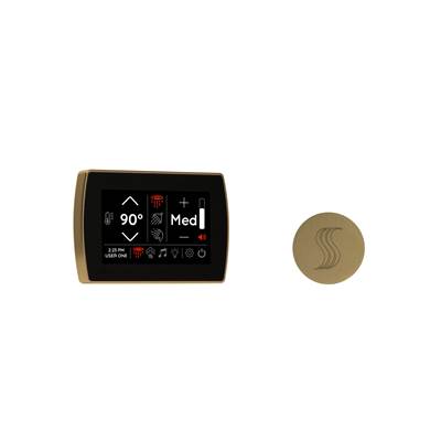 ThermaSol STCM-SVRD-SB - Signatouch Control And Steam Head Kit Round