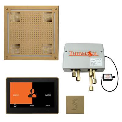 ThermaSol TWPH10US-SB - The Total Wellness Hydrovive Package With 10'' Thermatouch Square