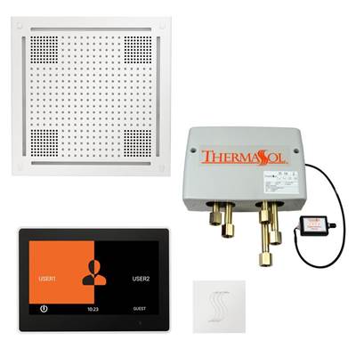 ThermaSol TWPH10US-WHT - The Total Wellness Hydrovive Package With 10'' Thermatouch Square