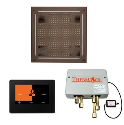 ThermaSol WHSP7S-ORB - The Wellness Hydrovive Shower Package With 7'' Thermatouch Square