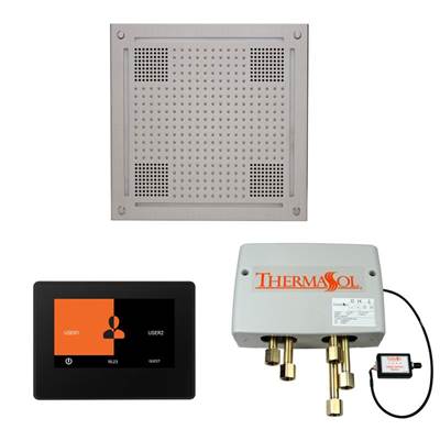 ThermaSol WHSP7S-SC - The Wellness Hydrovive Shower Package With 7'' Thermatouch Square