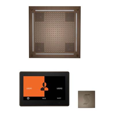 ThermaSol WHSTP10S-AN - The Wellness Hydrovive Steam Package With 10'' Thermatouch Square
