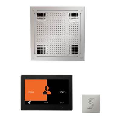 ThermaSol WHSTP10S-PC - The Wellness Hydrovive Steam Package With 10'' Thermatouch Square