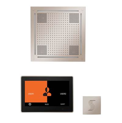 ThermaSol WHSTP10S-PN - The Wellness Hydrovive Steam Package With 10'' Thermatouch Square