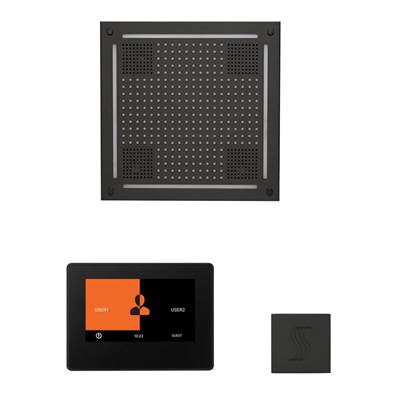 ThermaSol WHSTP7S-MB - The Wellness Hydrovive Steam Package With 7'' Thermatouch Square