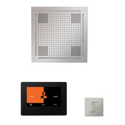 ThermaSol WHSTP7S-PC - The Wellness Hydrovive Steam Package With 7'' Thermatouch Square